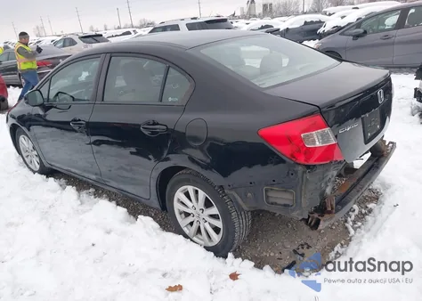 2012 Honda Civic Ex z USA, uszkodzony, nr VIN 19XFB2F85CE047811